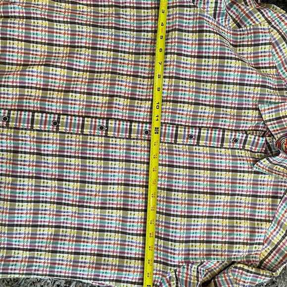 Robert Graham Mens Button Striped Shirt Size XL/TG Multicolored - Picture 9 of 12